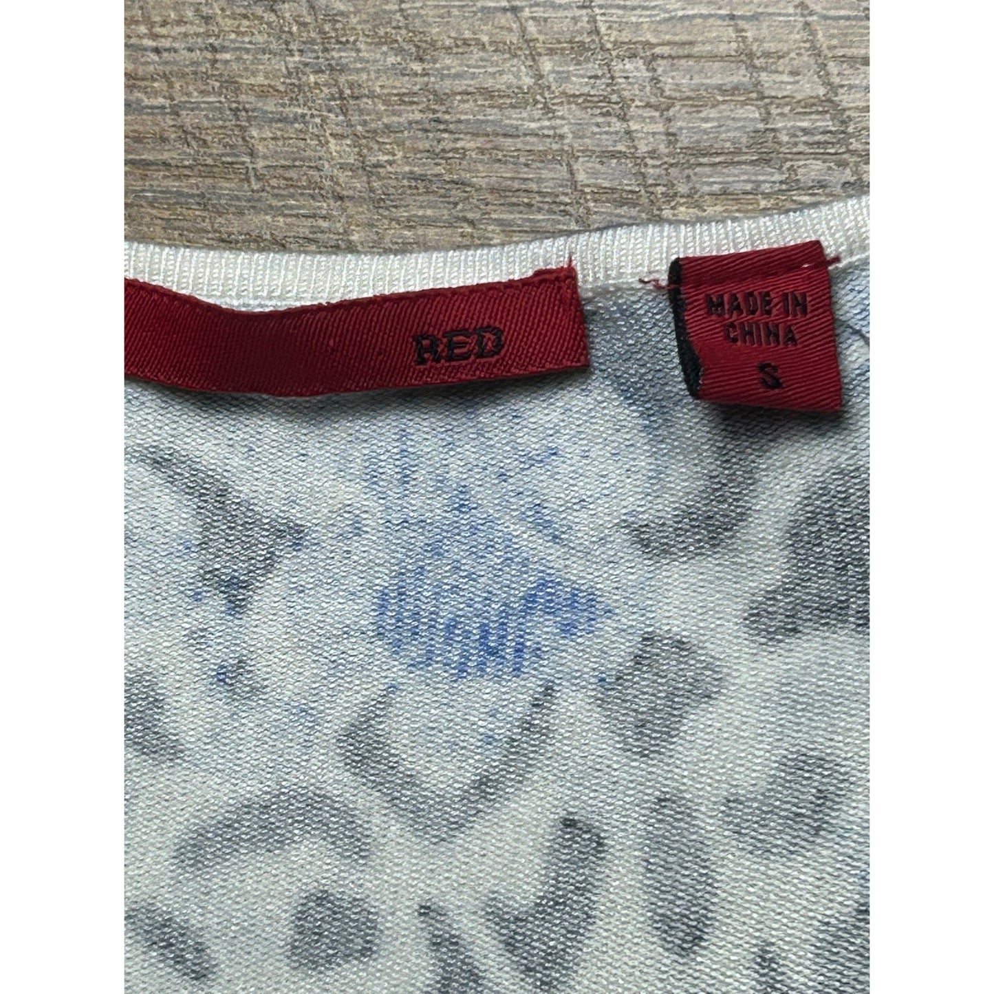 Y2K animal print baby tee with chain belt