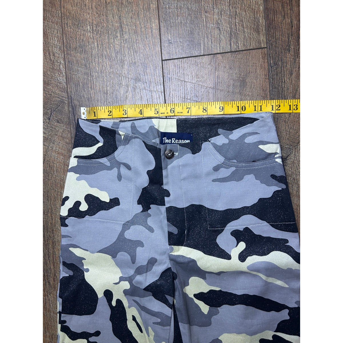The Reason Camo Sparkle Barback Pants – Size 1