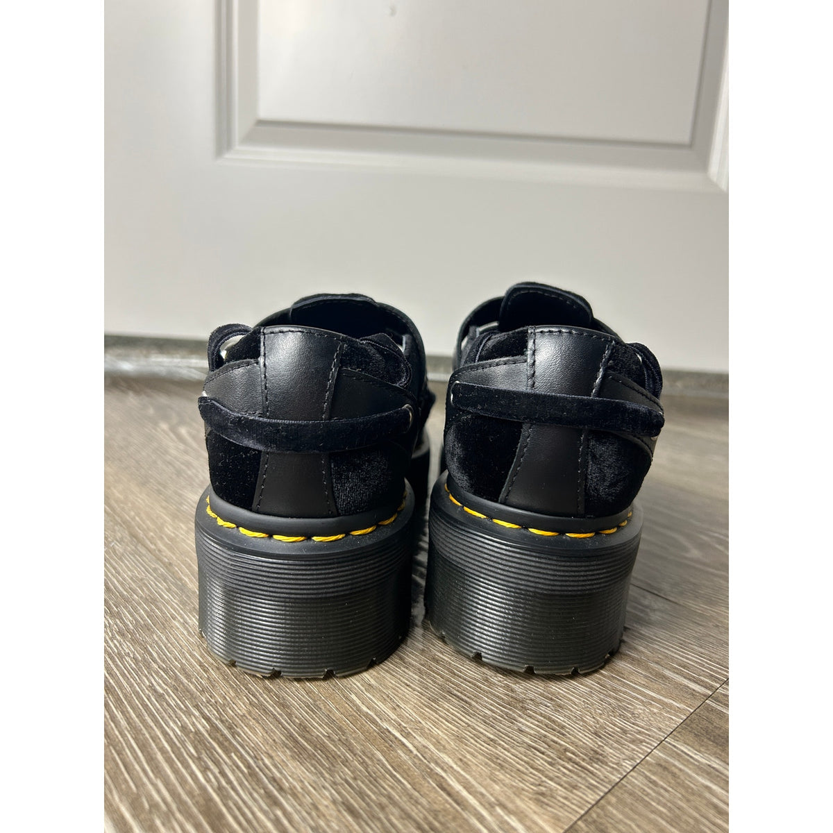 Dr. Martens Wednesday Addams Ramsay Quad Platform Mary Jane Goth Euro Grunge S 7