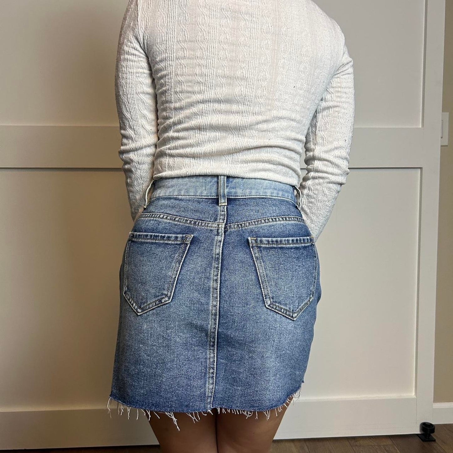 Nwt pacsun blue denim mini