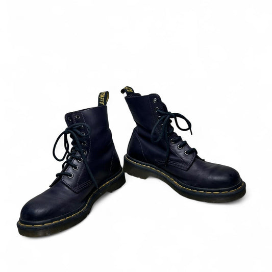 dr martens 1460 size 8 purple glove tanned leather