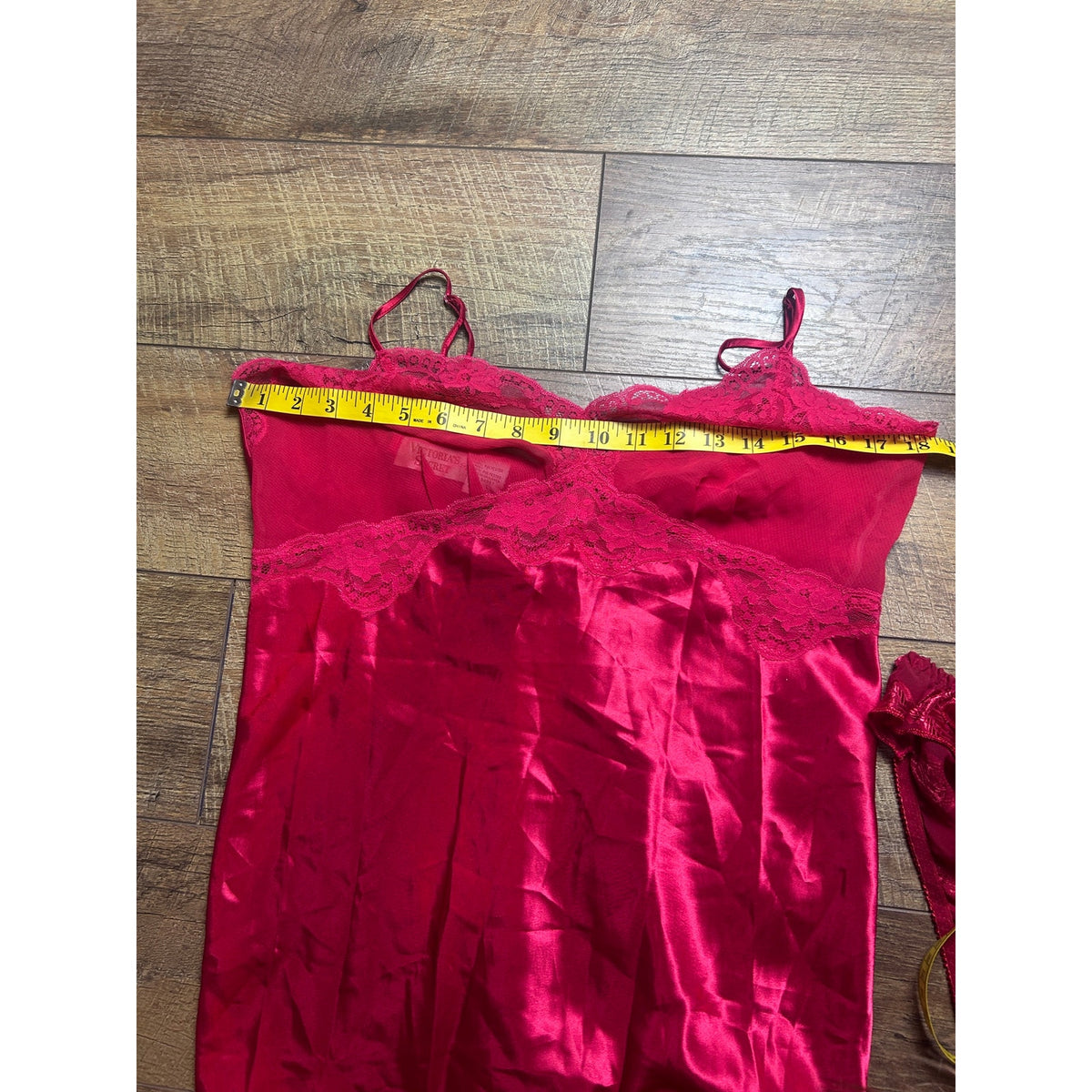 NWT Victoria’s Secret Gold Label Red Babydoll Slip Dress Lingerie