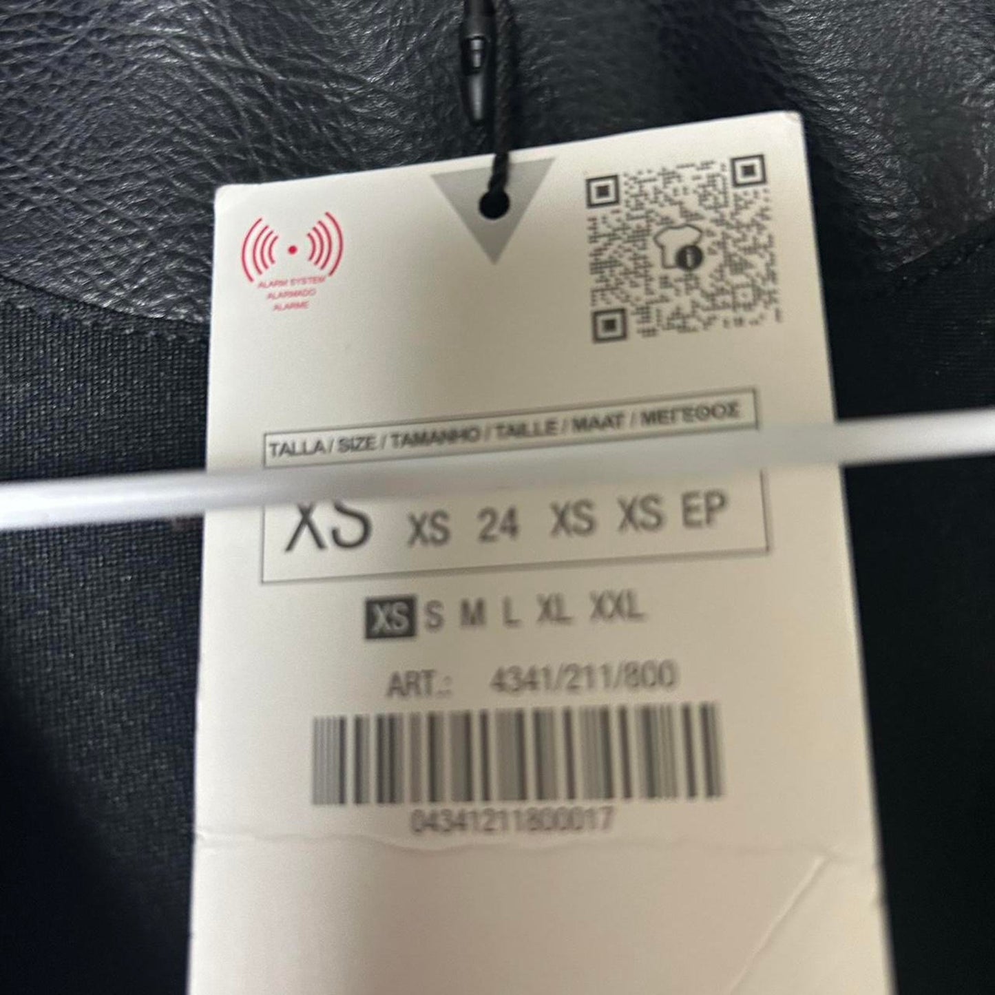 Zara nwt Kunstleder Bikerjacke Motorradjacke xs