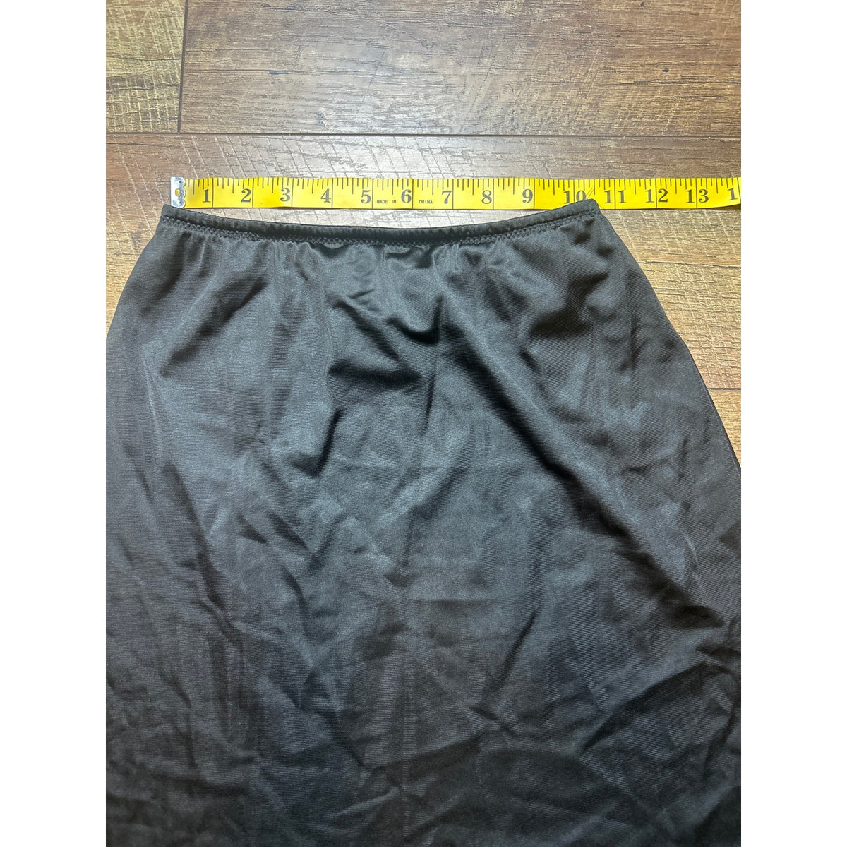Vintage 60s 70s Formfit Rogers Lace Slip Skirt Petite 6-8 Scalloped Nylon Half Slip