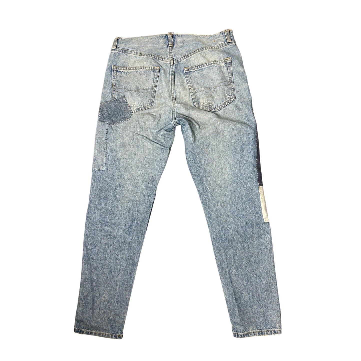 Polo ralph lauren avery boyfriend patchwork denim size 26