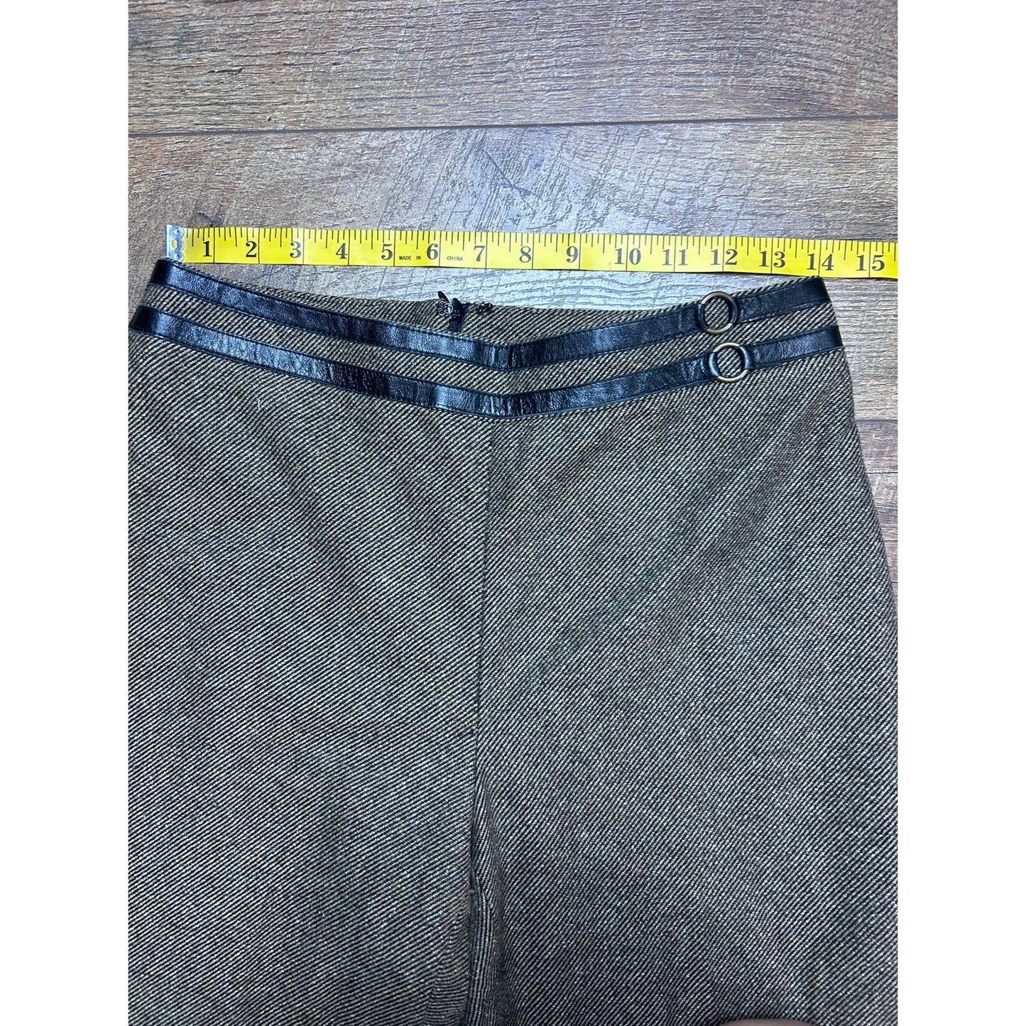 Willi smith made in Italy Y2K wool dress pant