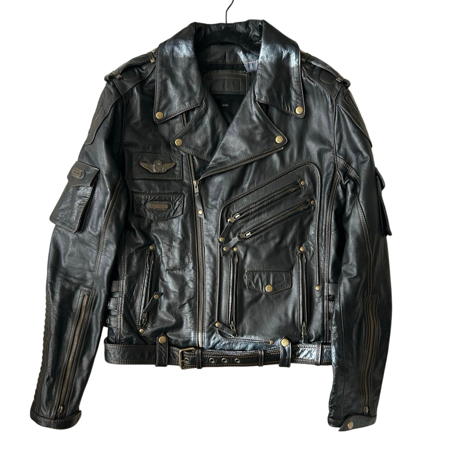 Harley Davidson Motorrad Lederjacke Größe L