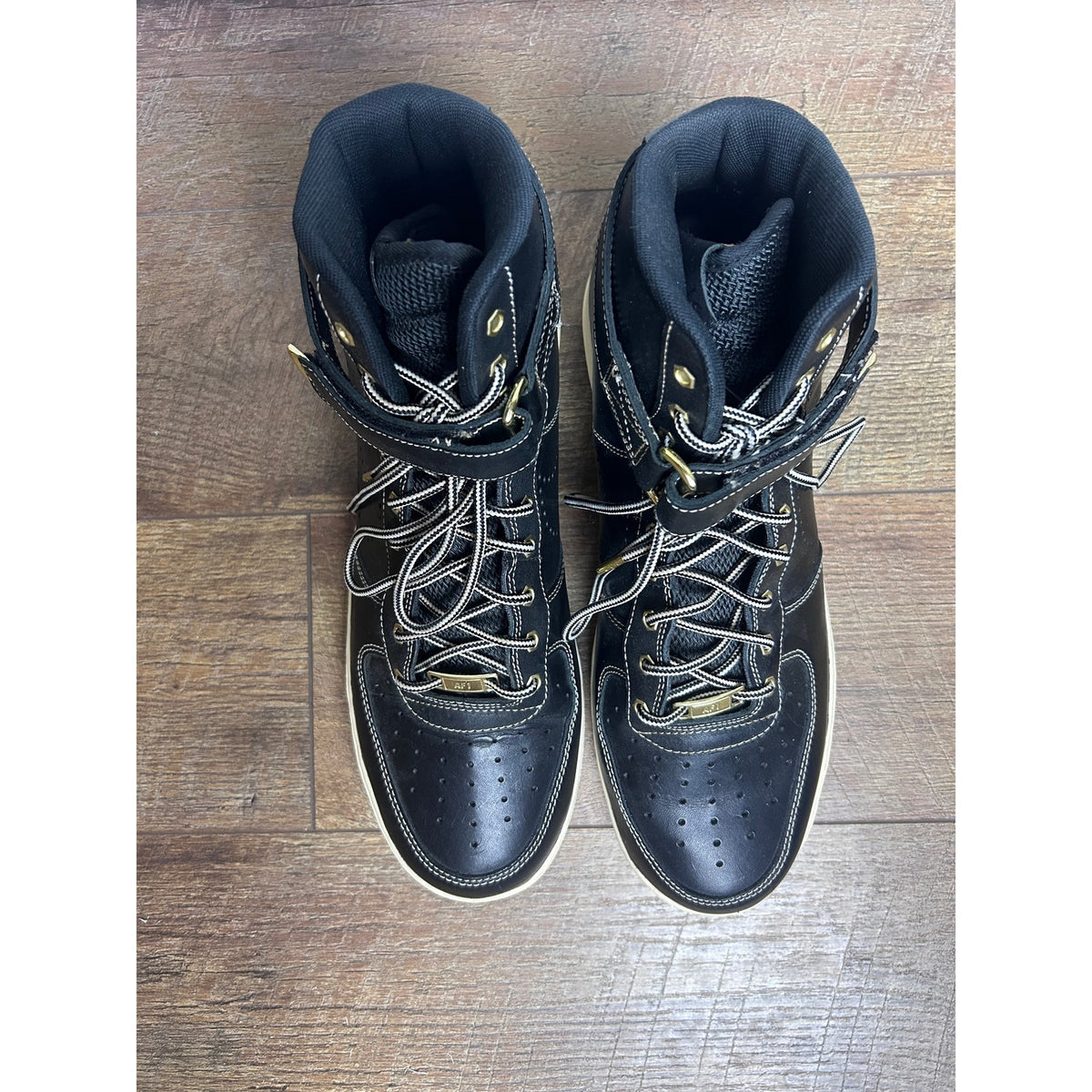 Nike Air Force 1 High ’07 LV8 WB Black Sail High Top Sneakers Size 13 882096-001
