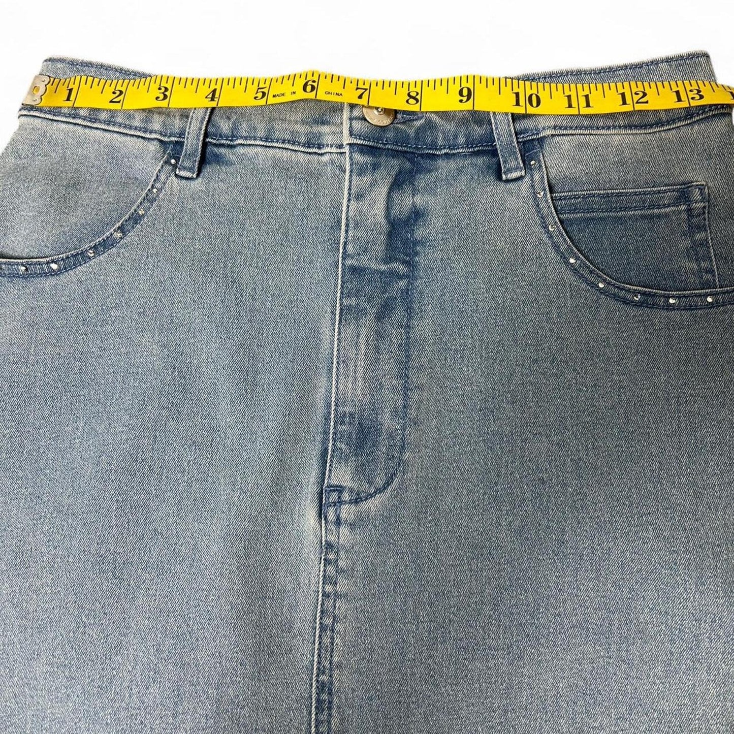 Lafenier denim skirt size 28 w