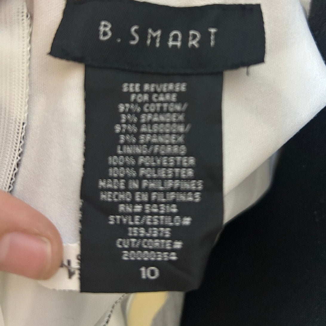 B Smart Y2K Geblümtes Neckholder-Kleid Größe 10 Western Coquette Baumwollmischgewebe Kleid