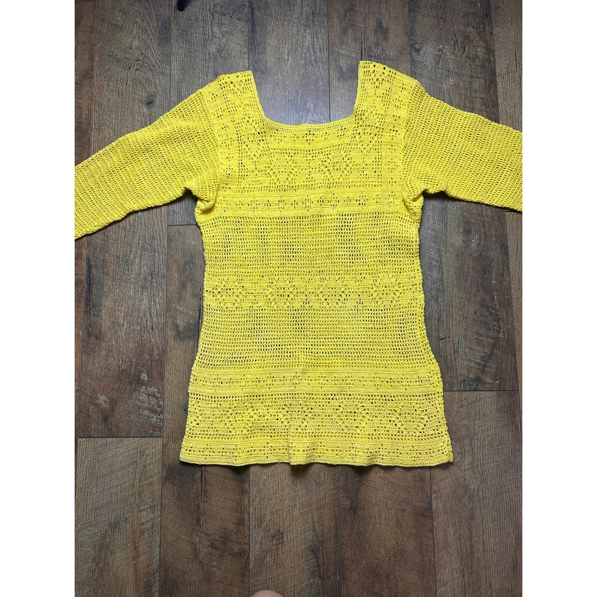 Yellow Hand Crochet Sundress