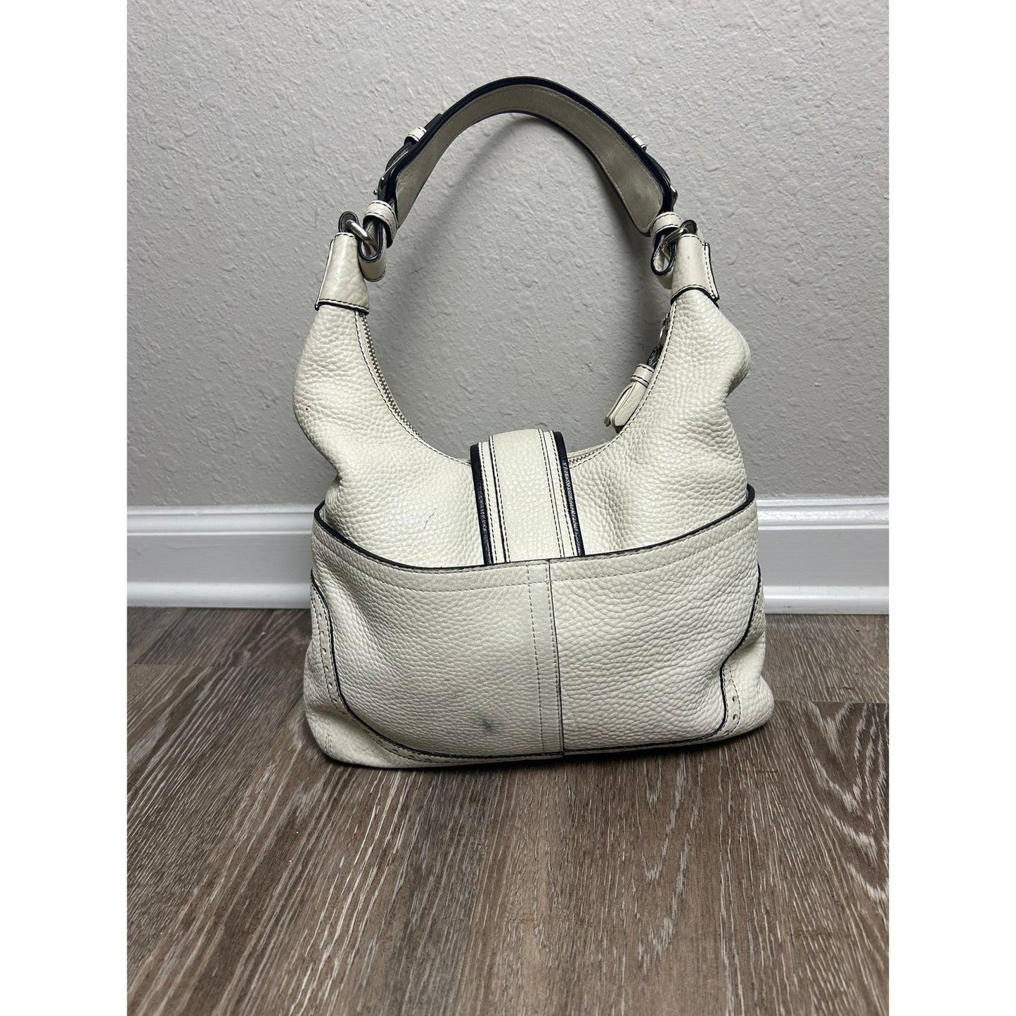Y2K Coach Soho 5054 Hobo Shoulder Bag Pebbled Leather