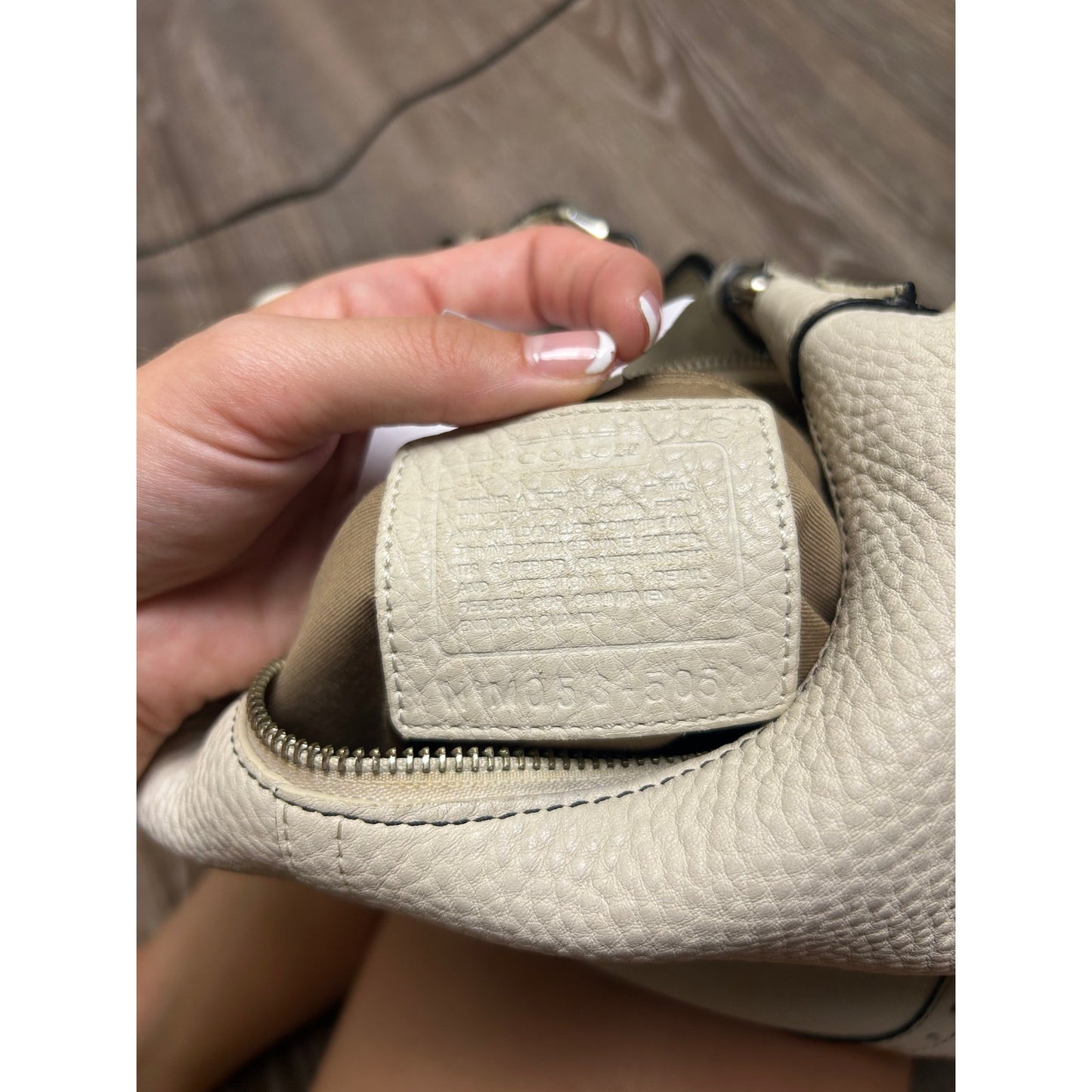Y2K Coach Soho 5054 Hobo Shoulder Bag Pebbled Leather