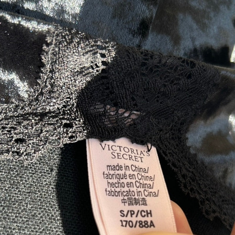 Victoria’s Secret Crushed Velvet Slip Dress Size S Y2K Velvet Lingerie Dress