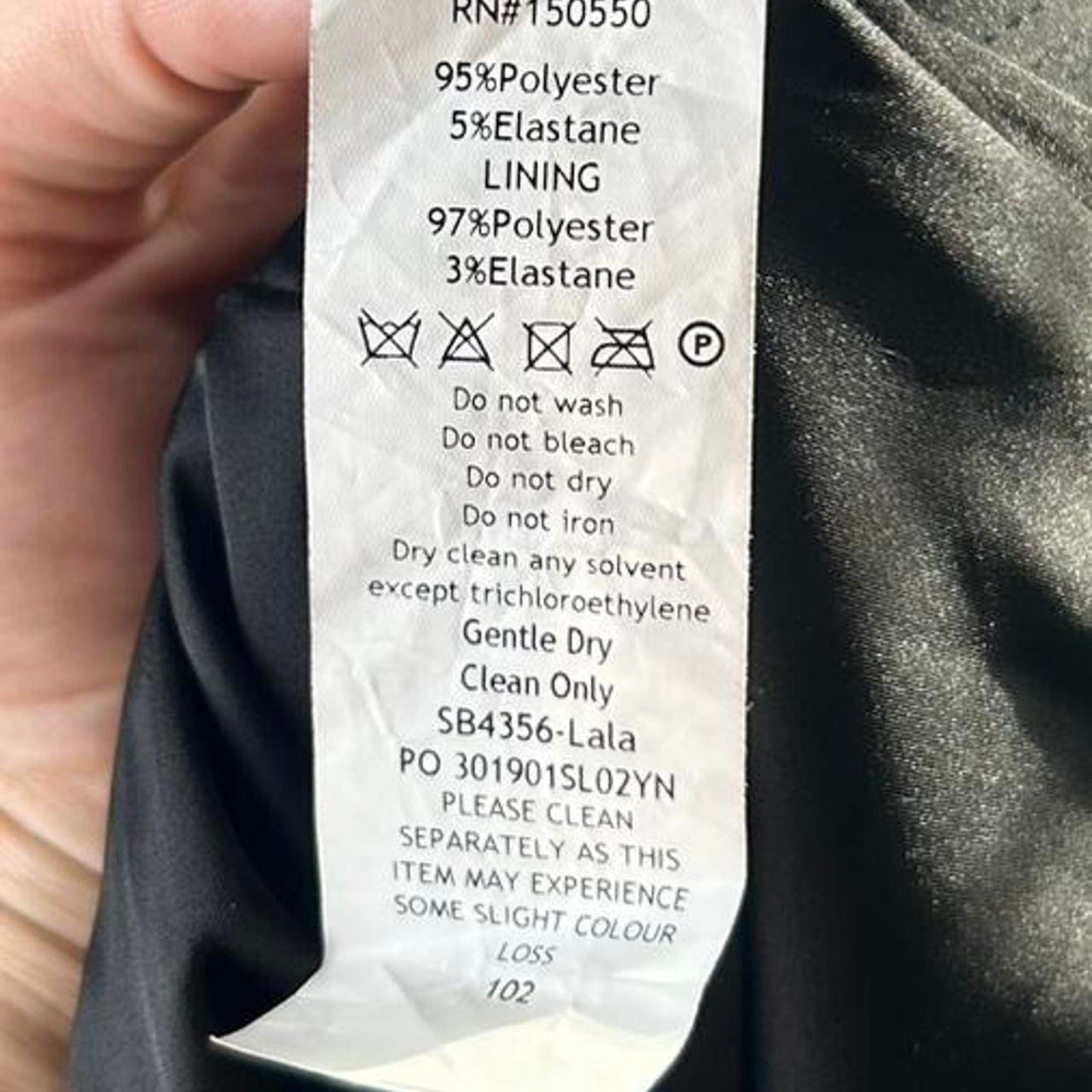 House of cb dress in black