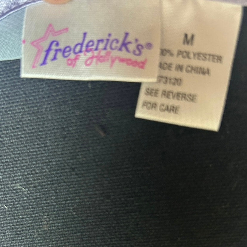 Frederick’s of Hollywood Sheer Fairycore Slip Dress Blue Purple Floaty M