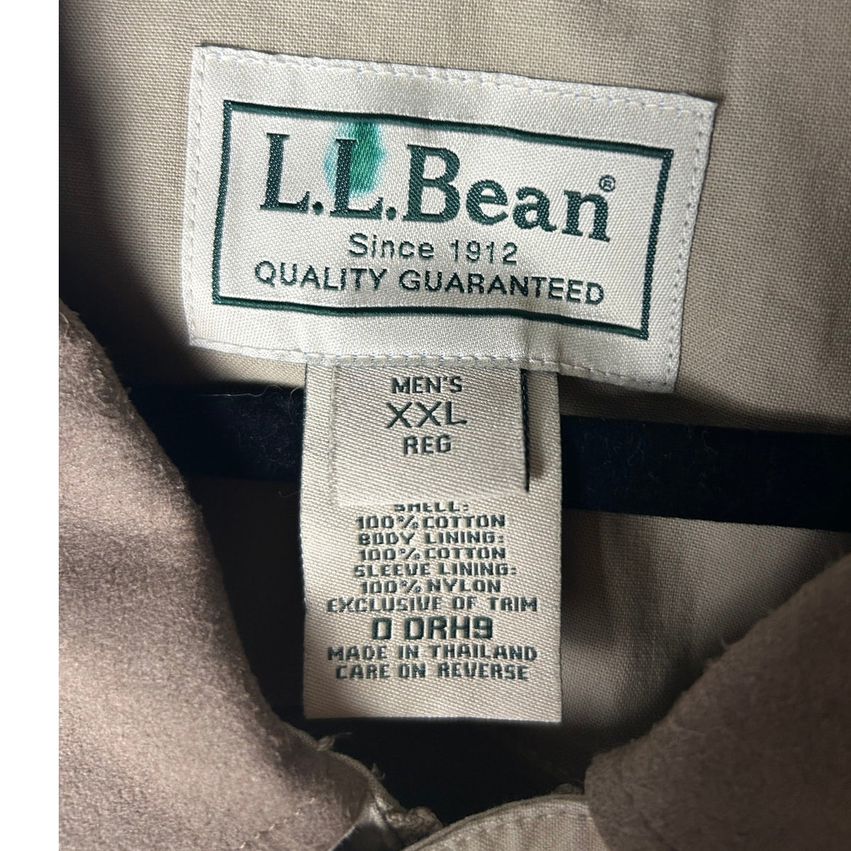 ll bean barn / chore jacket in beige size xxl