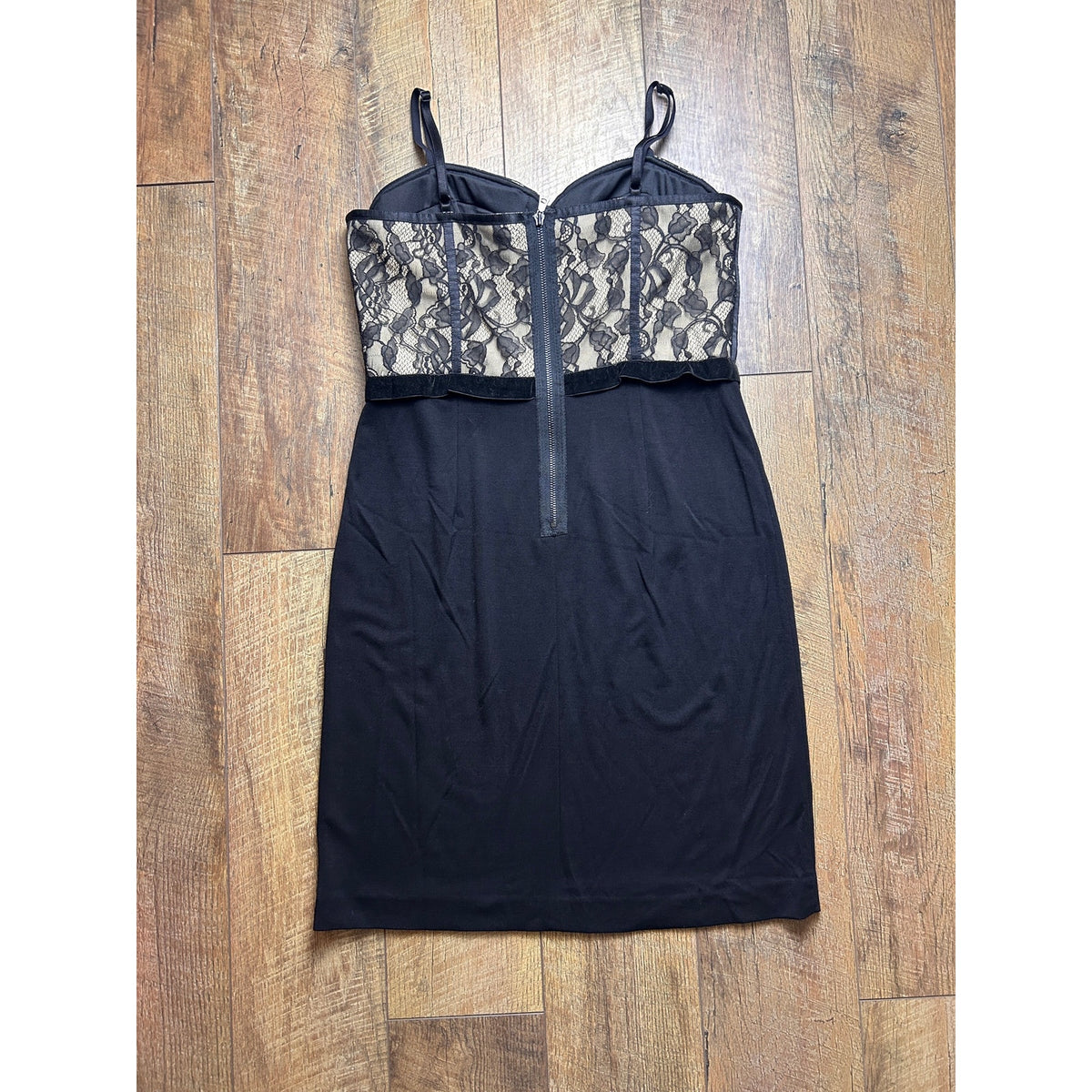 boston proper nude lace corset bodycon homecoming dress size 14