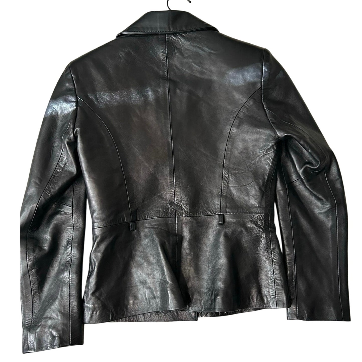 D’alvy Paris buttery soft lamb leather jacket size 36 eur