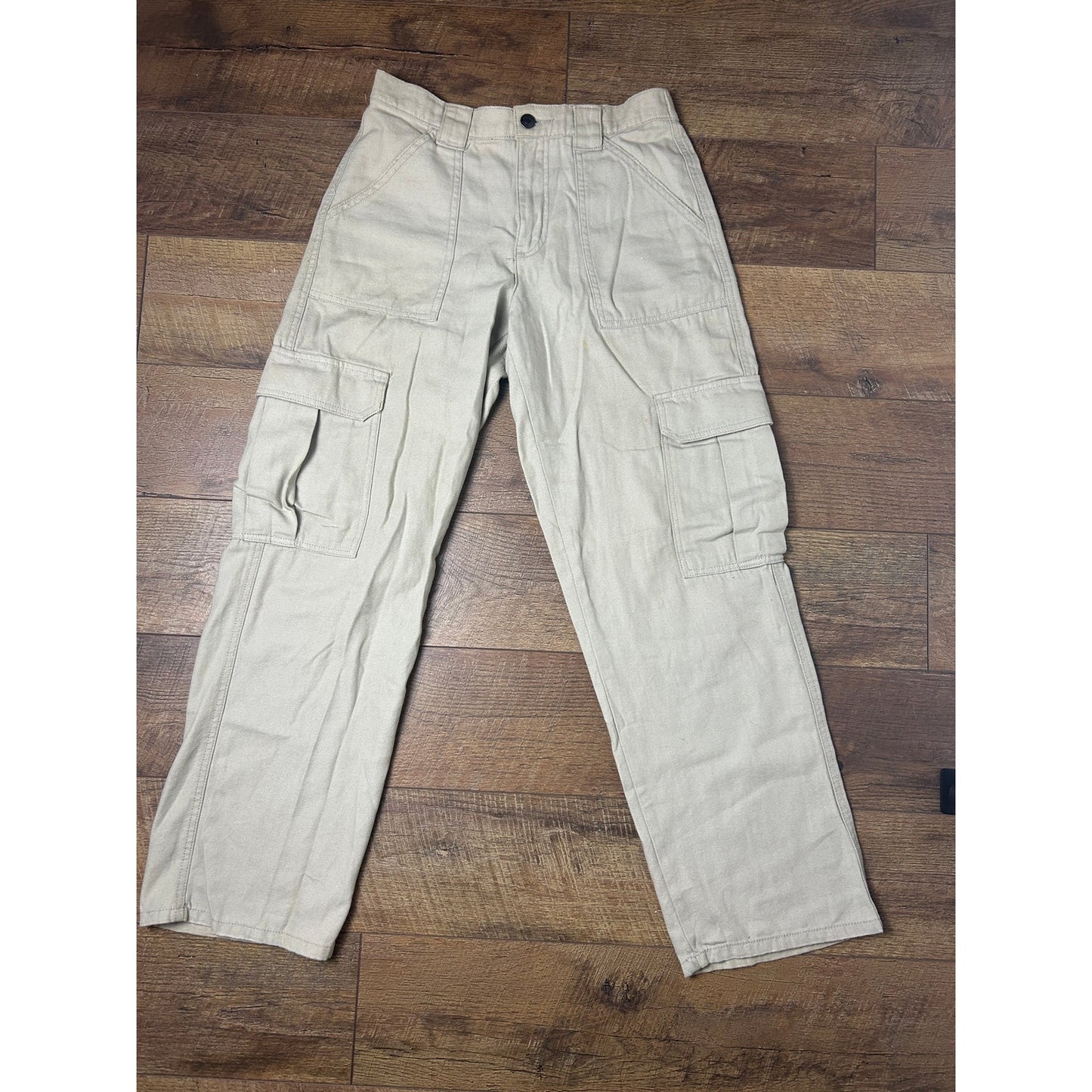 Y2K Aeropostale Cargohose M – Mid Rise Straight Leg Baumwolle Utility It Girl