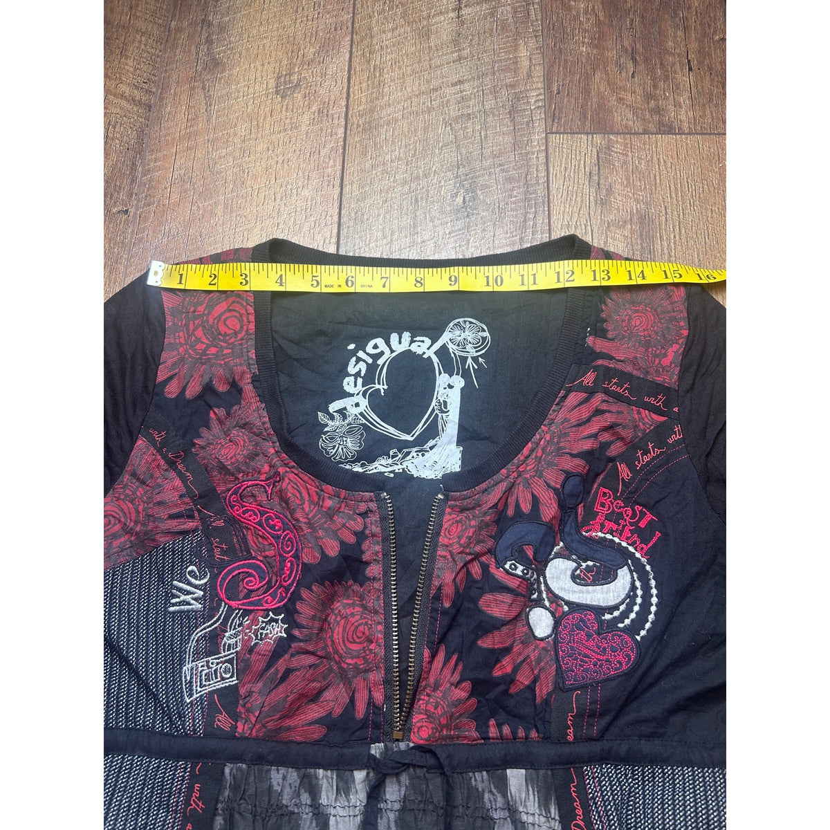 Desigual Grunge Fairy Patchwork Euro Dress | Y2K Boho Art Girl Vintage Statement Dress
