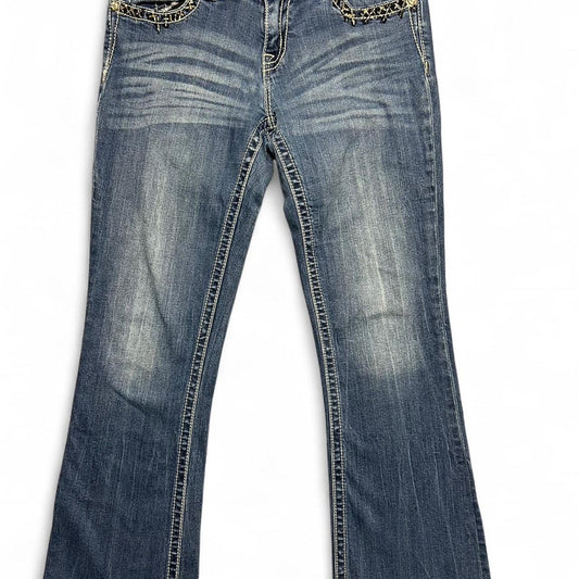 Miss me blue mid rise bootcut size 30x32