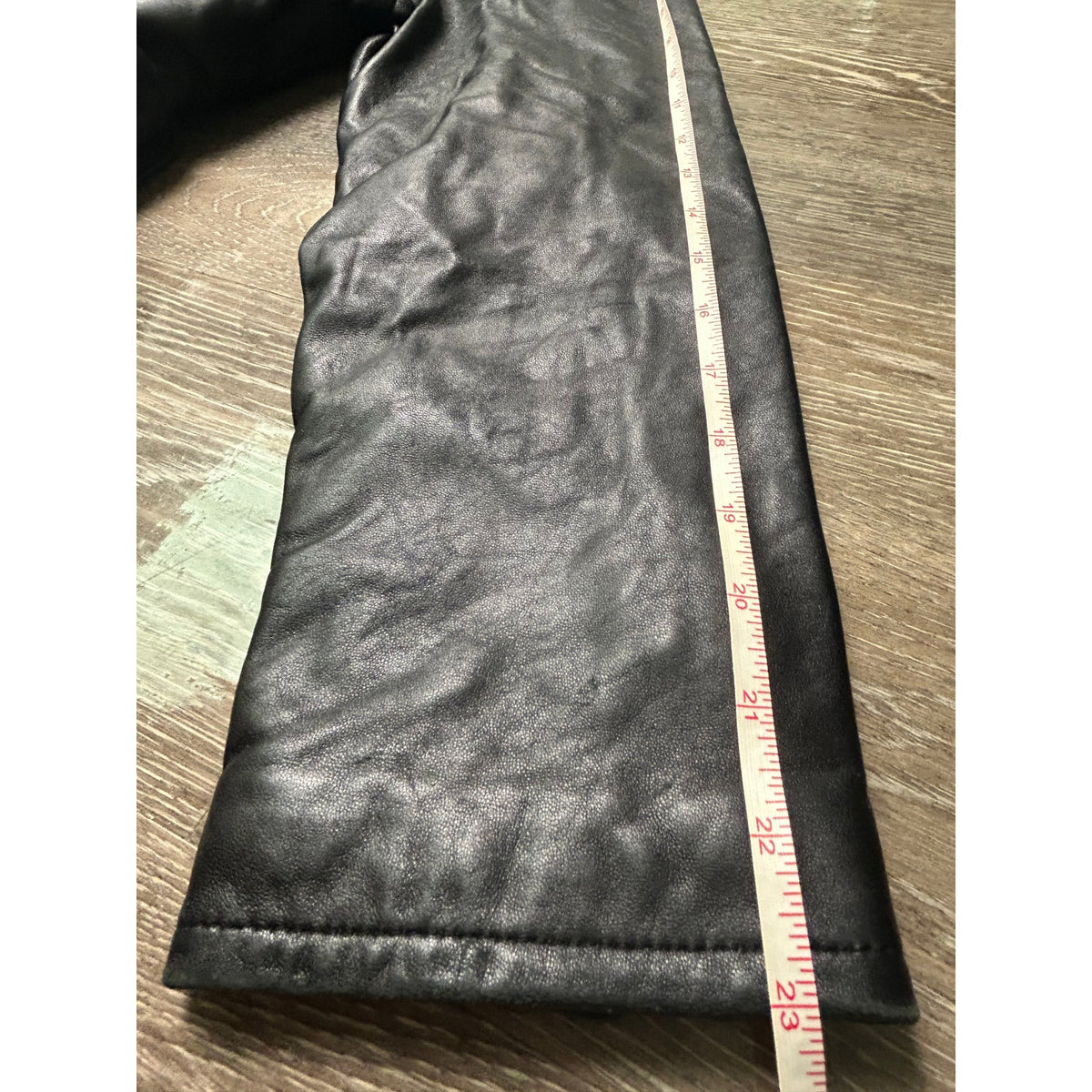 valerie stephens petites new zealand lambskin leather jacket size m