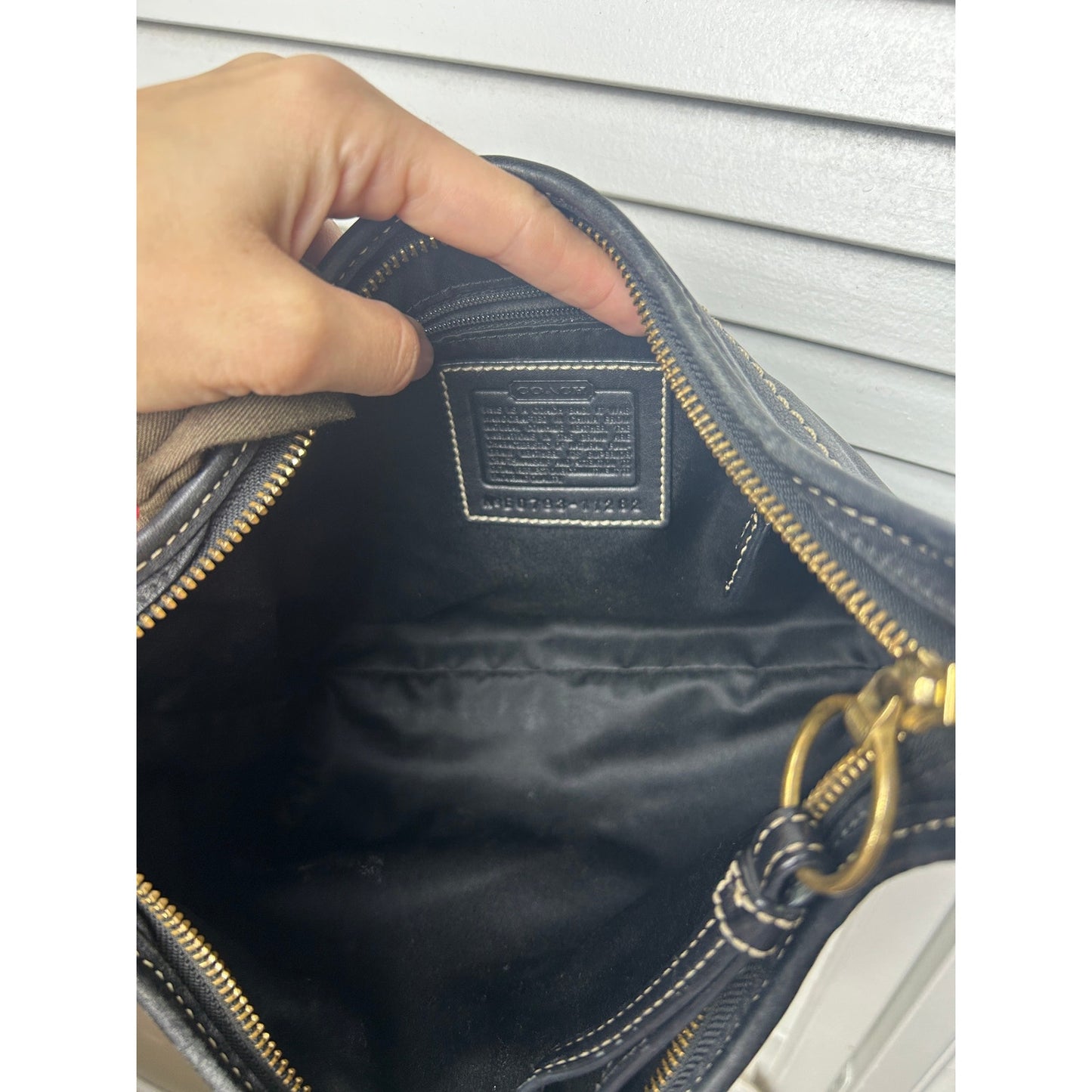 y2k Coach mini ergo hobo shoulder bag