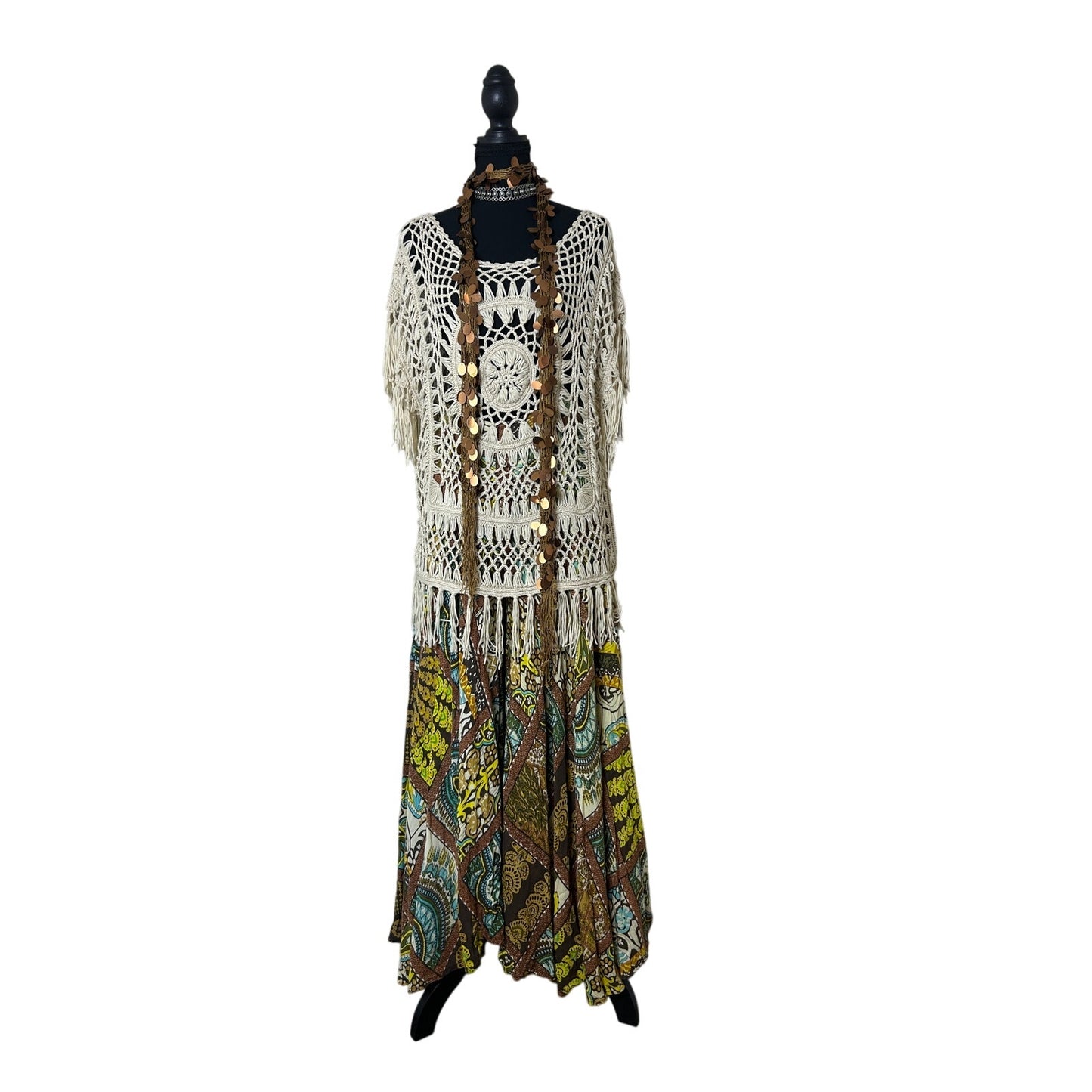 🌿 Erdiges Feen-Festival-Outfit-Bündel Größe L