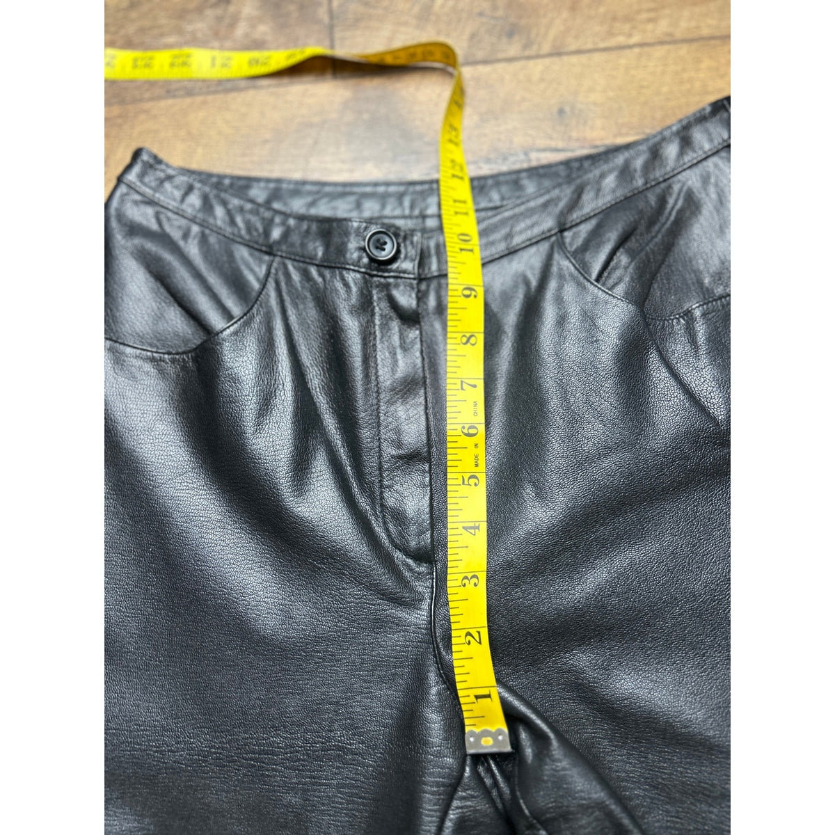 c.l.y.s. 28x25 leather pants