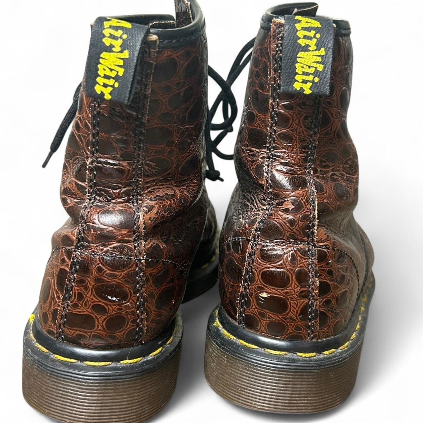 Vintage brown leather dr martens