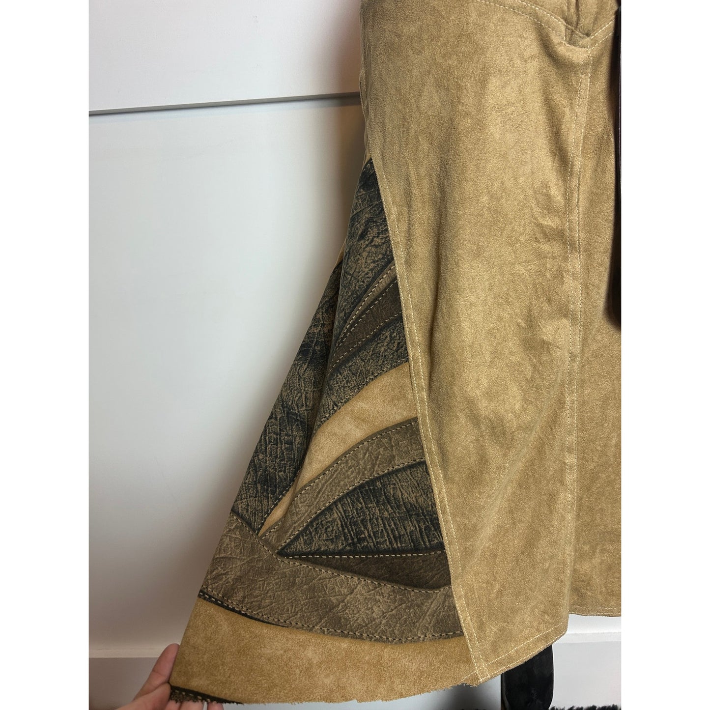 Rinascimento euro it girl suede skirt
