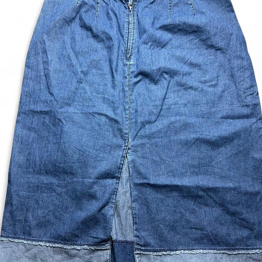 Liz claiborne high waisted denim skirt