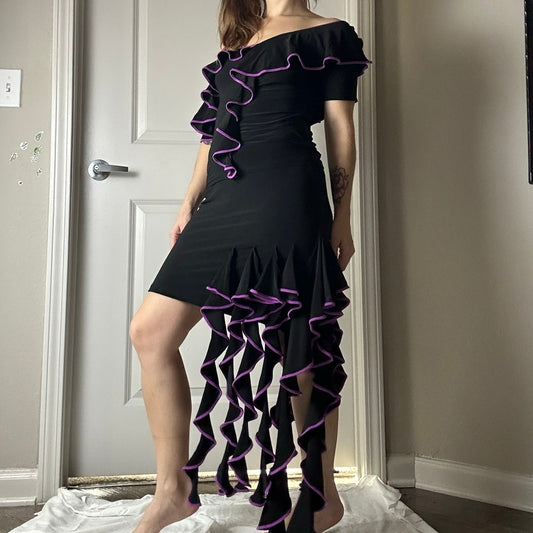 Ensemble méduse Dance America noir et violet taille m