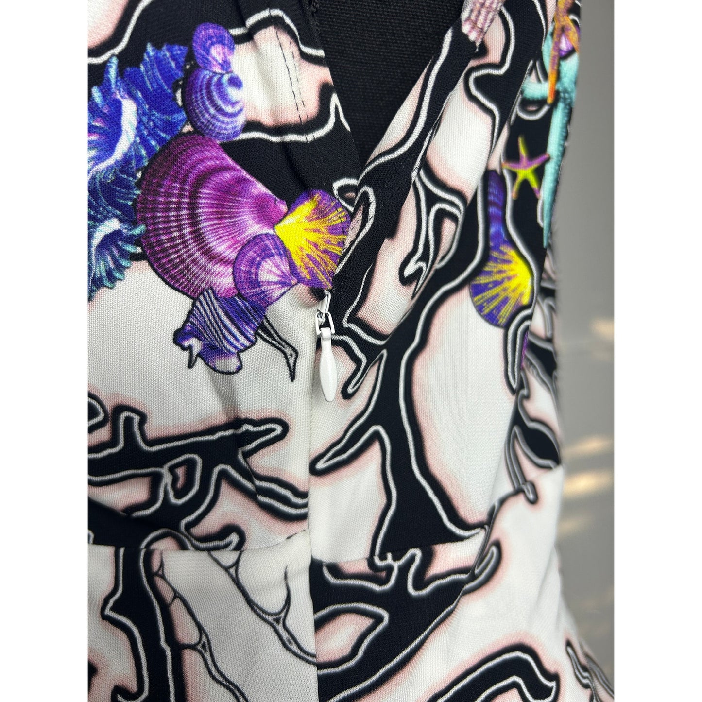 Robe de vacances Just Cavalli motif hippocampe collection Printemps/Été 2016 taille 44