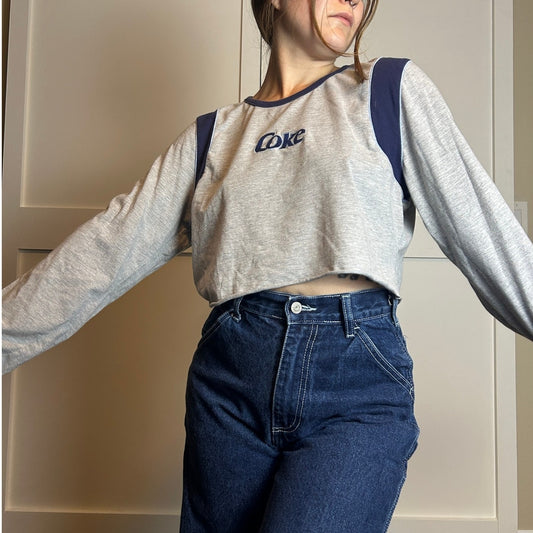 vintage coke baby tee crop