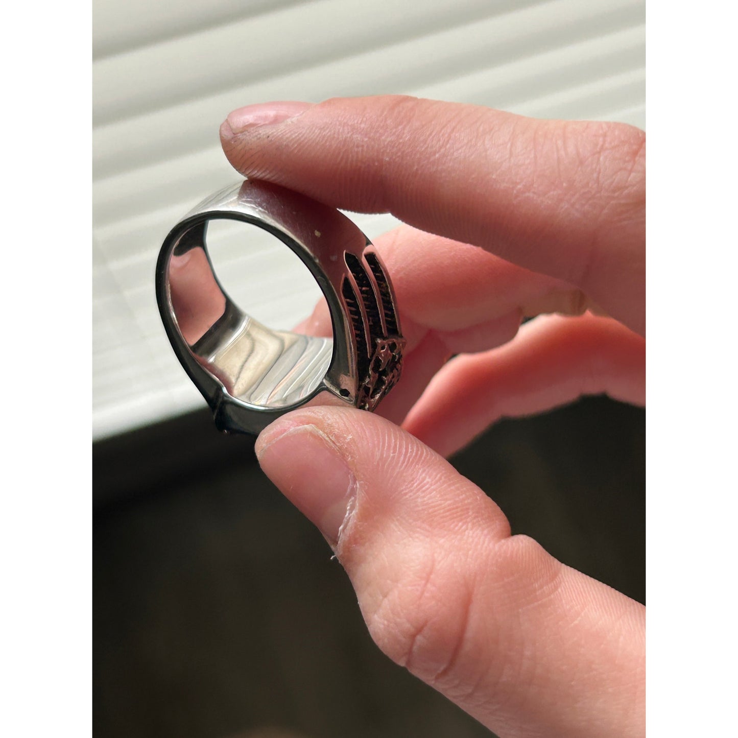 Harley Davidson Eagle Frame Biker Ring