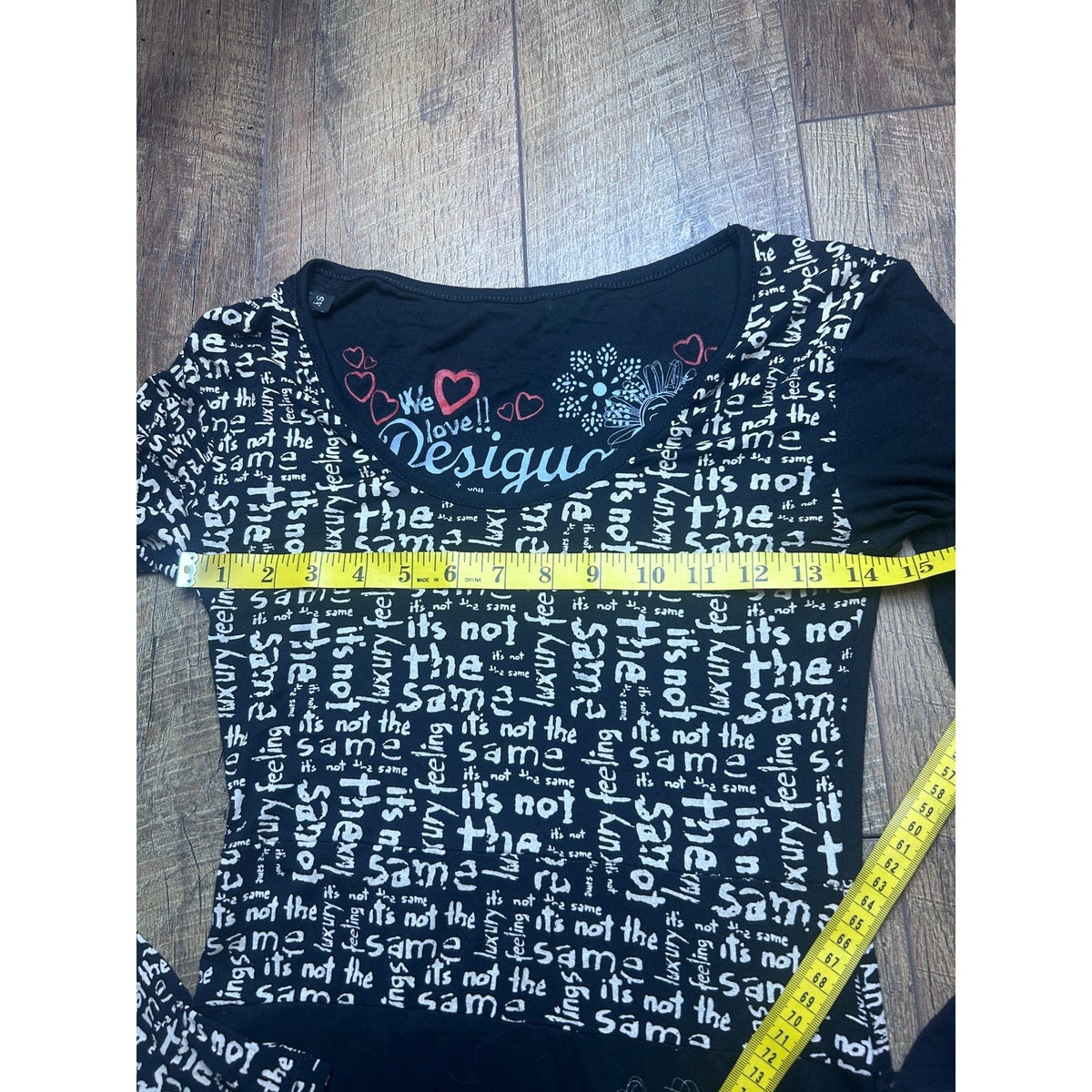 Desigual Made in Spain Y2K Long Sleeve Fit & Flare Dress Size S