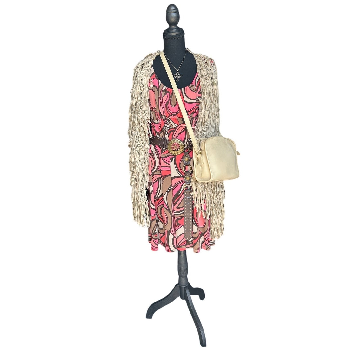 🌸 Robe Baby Doll Apt. 9 Ambiance Années 70 Taille M