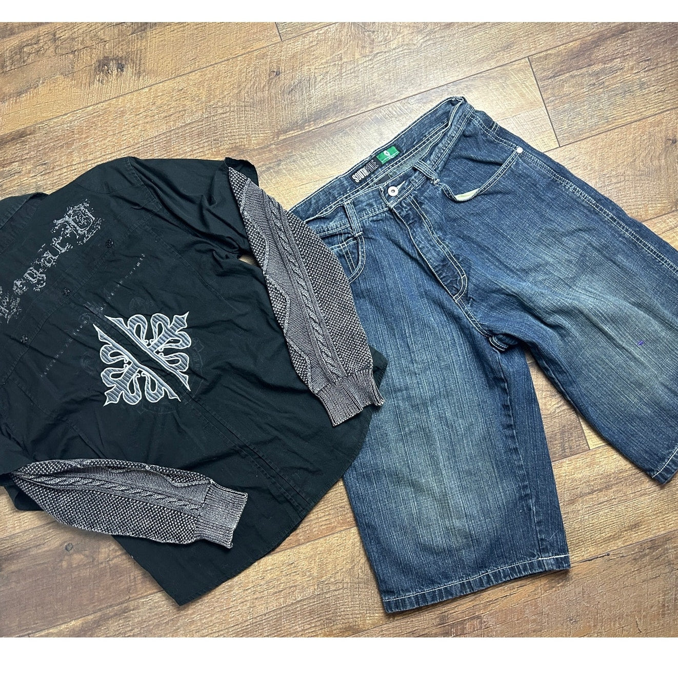 Y2K Legacy Short Sleeve Button Down – Skater / Hip-Hop Streetwear