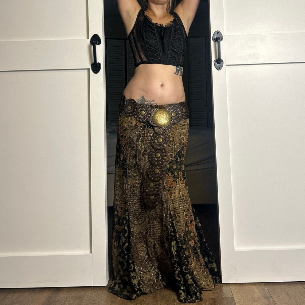 dark whimsy maxi skirt