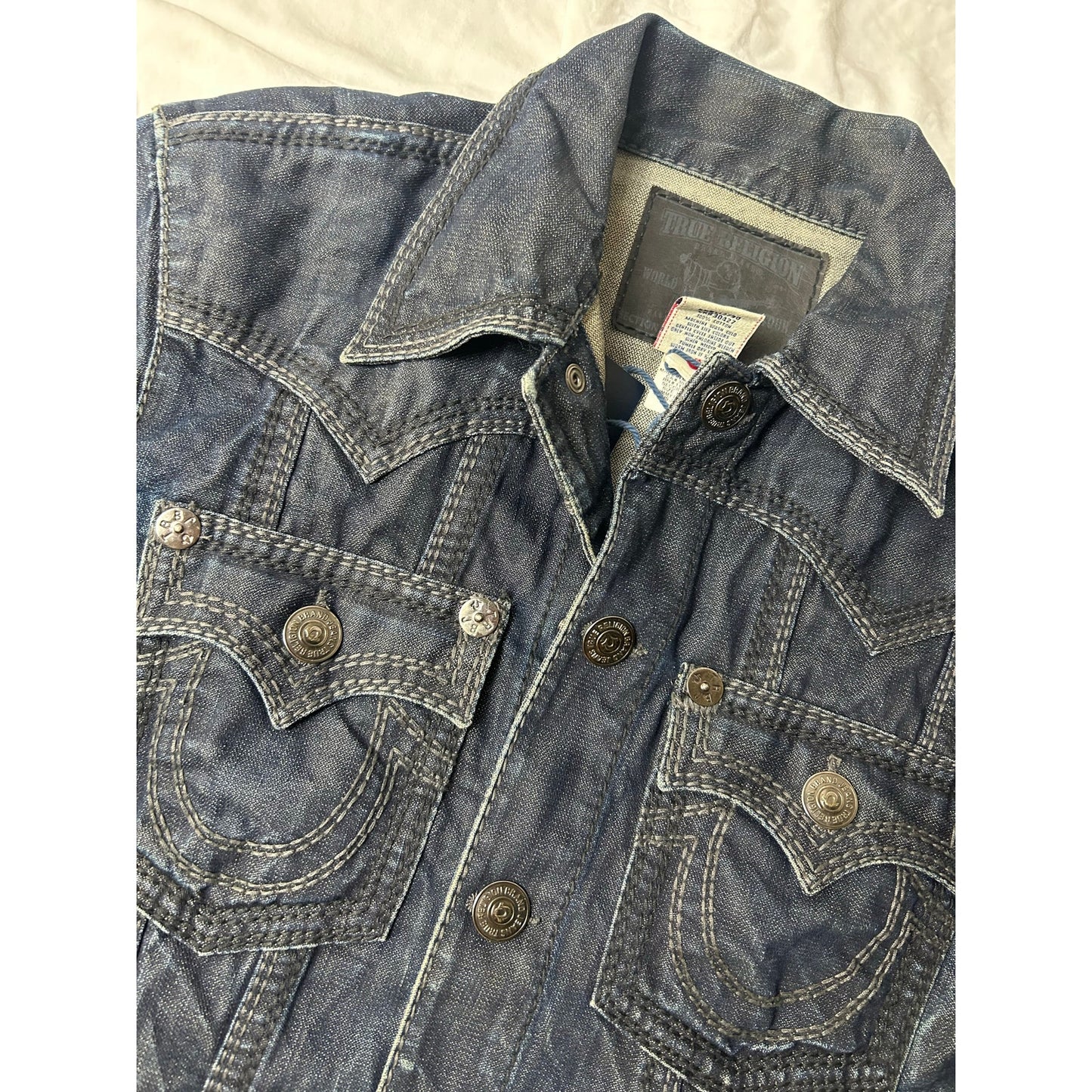 NWT True religion denim trucker jacket size xxl