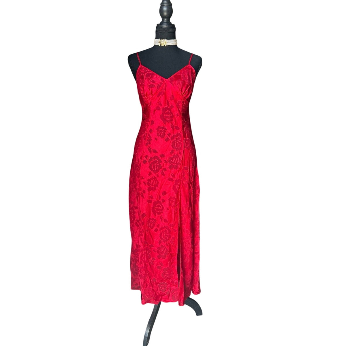 vs gold label 80's maxi slip dress size s