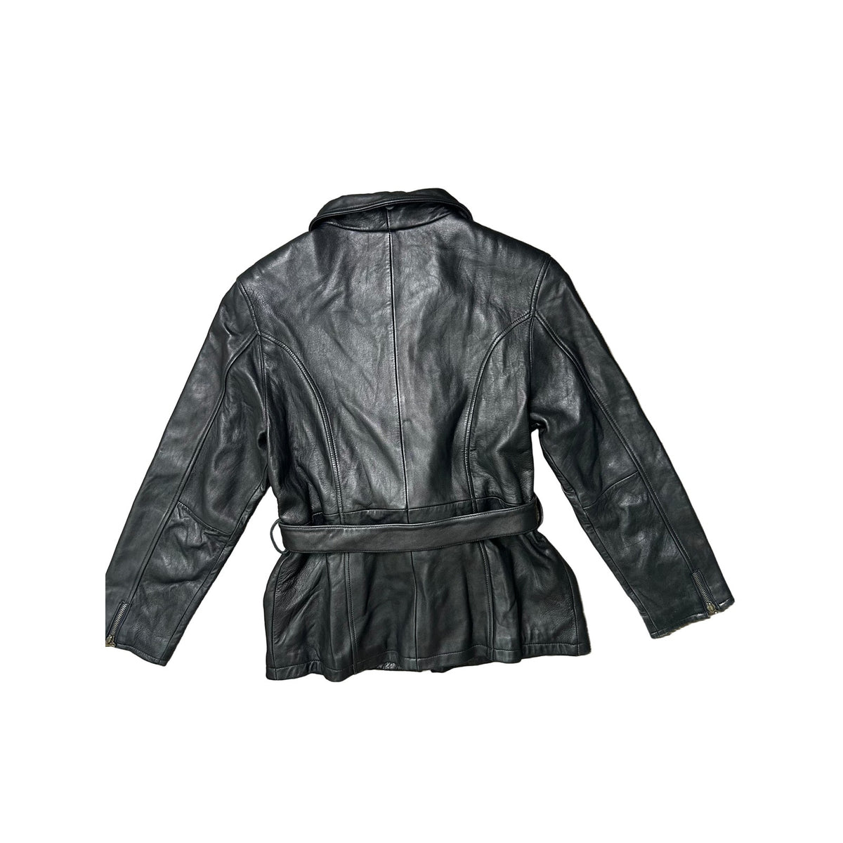 valerie stephens petites new zealand lambskin leather jacket size m