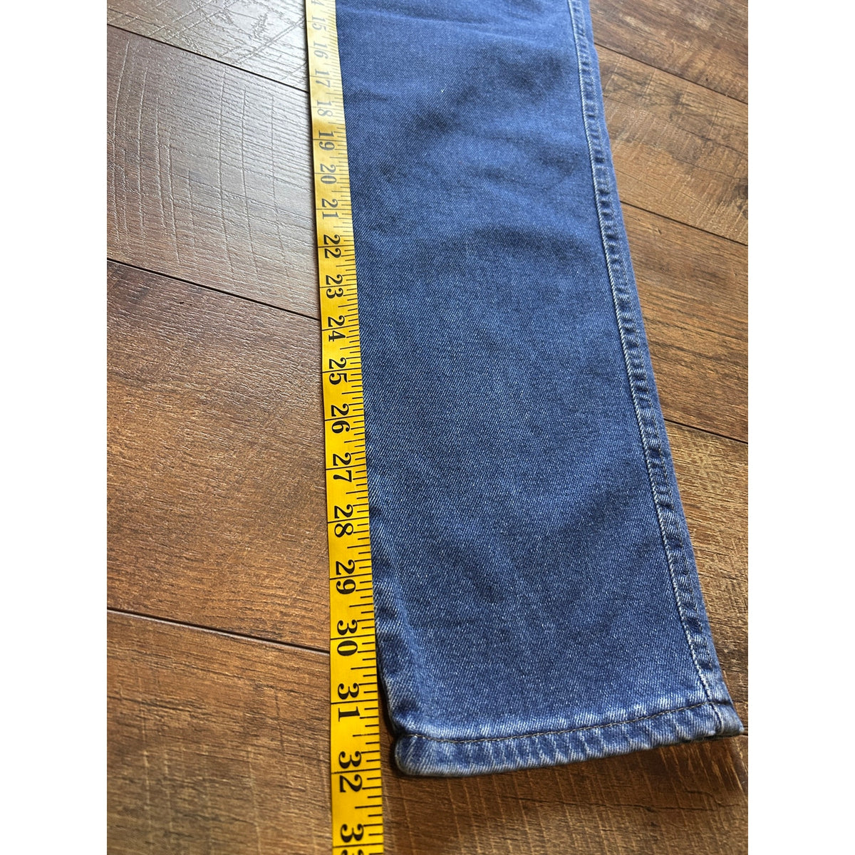 Vintage Lee High Rise Mom Jeans 26x32 Tapered Leg Classic Denim