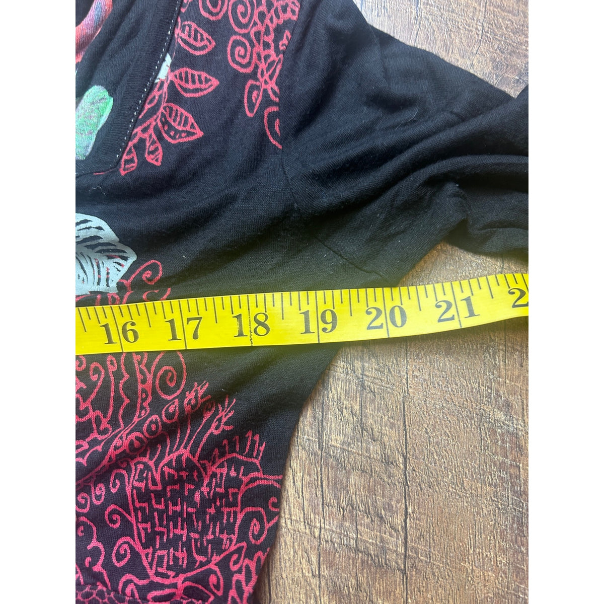 Desigual Red Black White Layered Bamboo Dress Size S | Y2K Fit & Flare