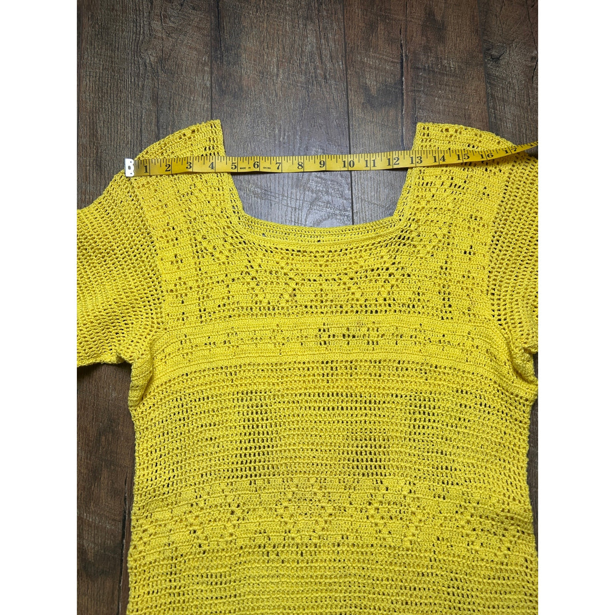 Yellow Hand Crochet Sundress