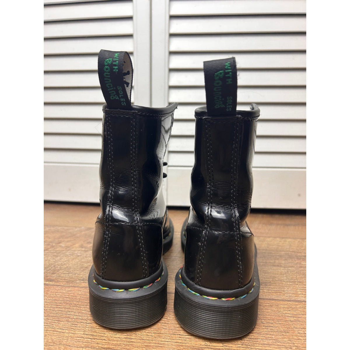 Dr. Martens 1460 Oil Slick Rainbow Stitch Boots UK 3 US M4 W5