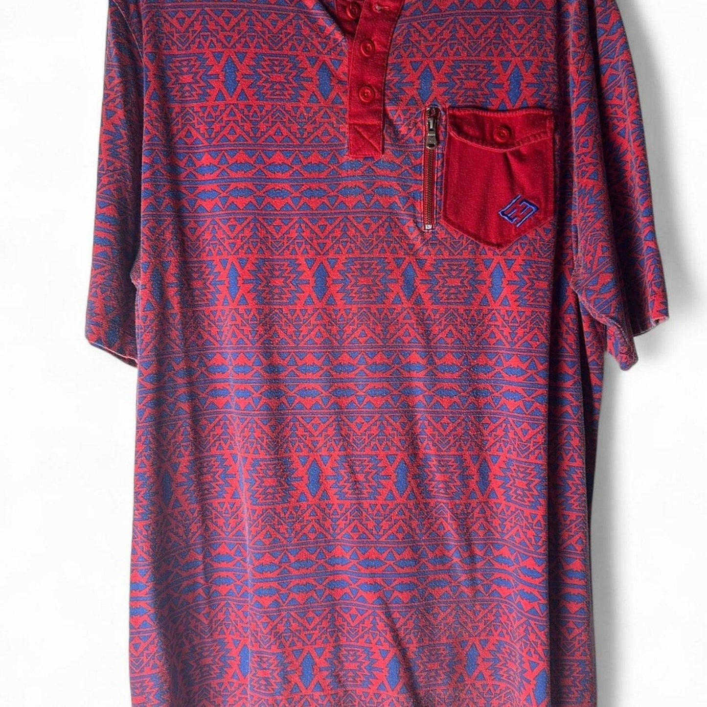 Red and blue enyce short