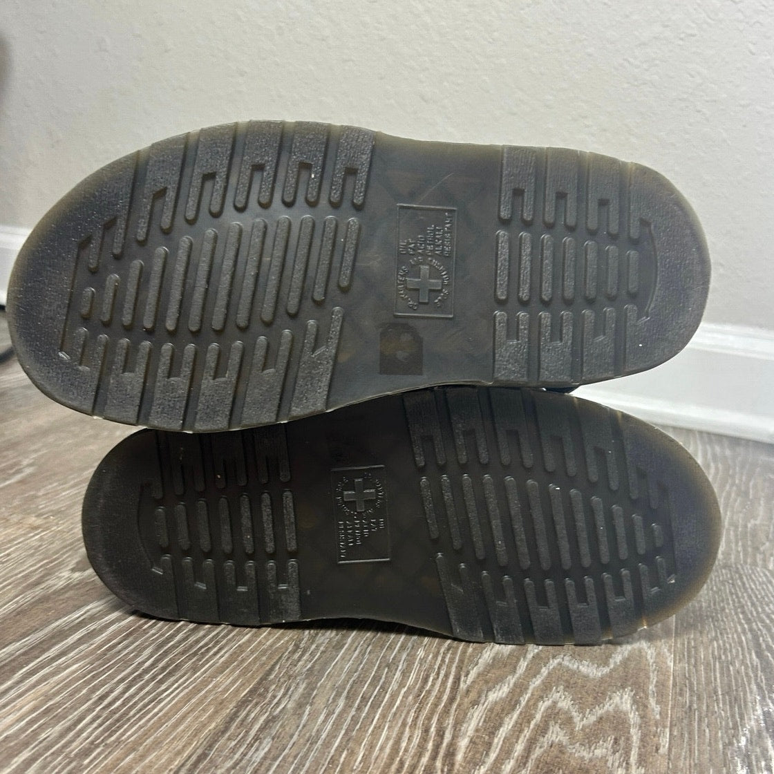 Mules Dr. Martens Jorge II Zebra Hair-On Taille 6 Imprimé Vache à Enfiler